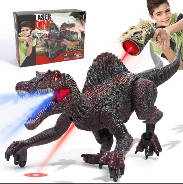 Dinosaurio a Control Remoto con Luz y Sonido