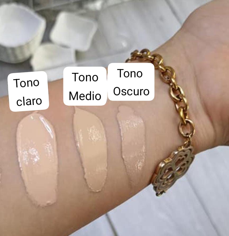Tonos disponibles de la Base de Maquillaje CREAM PROFESIONAL