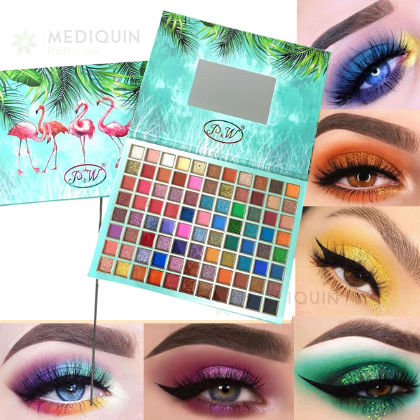 Paleta Profesional de Sombras P&W® | 88 Colores