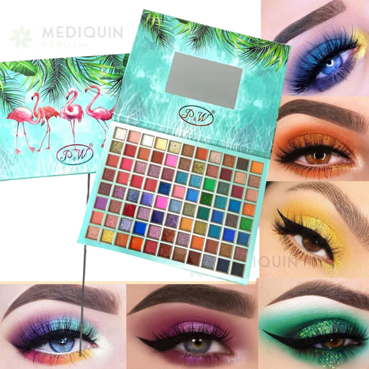 Paleta Profesional de Sombras P&W® | 88 Colores